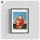 Child with Doll - Henri Rousseau Poster.