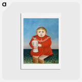 アートポストカード-Child with Doll - アンリ ルソー Postcard.