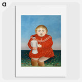 アートポスター-Child with Doll - アンリ ルソー Poster.