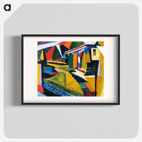 アートポスター-Abstract Landscape - ヘンリー ライマン サイエン Poster.