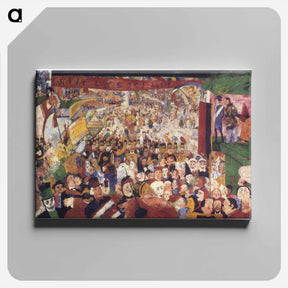 アートパネル-Christ's Entry Into Brussels in 1889 - ジェームズ アンソール Canvas.