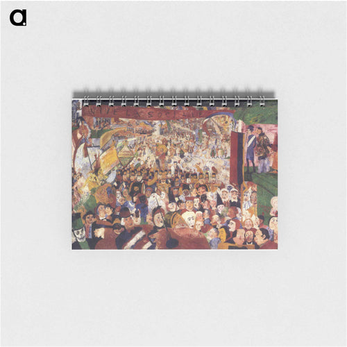 Christ's Entry Into Brussels in 1889 - ジェームズ アンソール Memo.