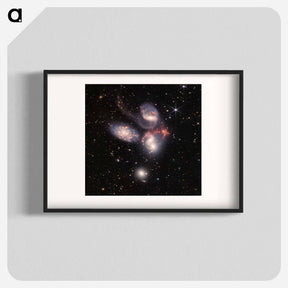 アートポスター-Stephan's Quintet Mosaic
 - ジェームズ ウェッブ宇宙望遠鏡 Poster.