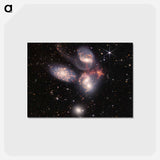アートポストカード-Stephan's Quintet Mosaic
 - ジェームズ ウェッブ宇宙望遠鏡 Postcard.