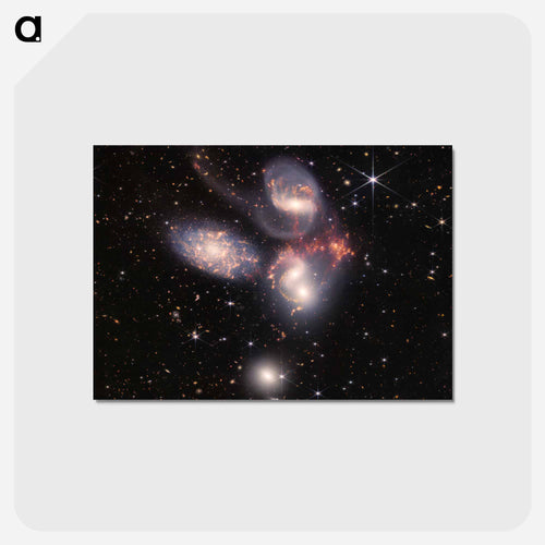 Stephan's Quintet Mosaic
 - ジェームズ ウェッブ宇宙望遠鏡 Postcard.