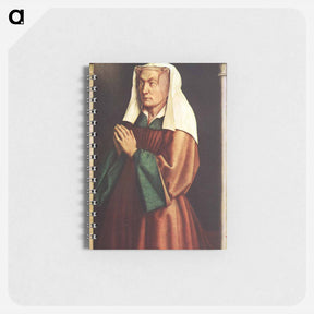 アートメモ帳-Isabella Borluut, panel from the Ghent Altarpiece - ヤン ファン エイク Memo.