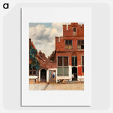 The Little Street - Johannes Vermeer Poster.