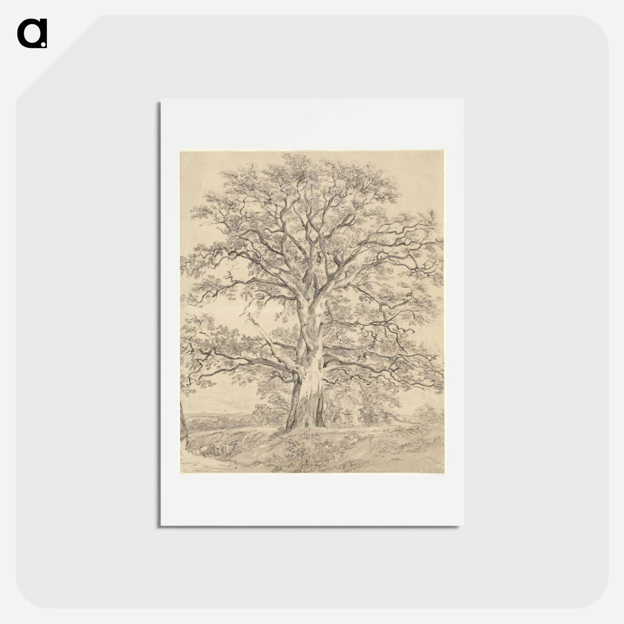 アートポストカード-A Great Oak Tree
 - ジョン コンスタブル Postcard.
