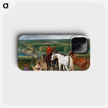 Exercising the Royal Horses
 - ジョン フレデリック ヘリング Phone Case.