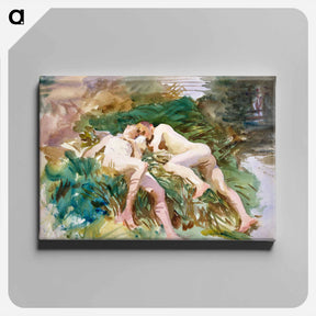 アートパネル-Tommies Bathing - ジョン シンガー サージェント Canvas.
