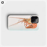 Japanese lobster from Album of Sketches by Katsushika Hokusai and His Disciples - 葛飾 北斎 Phone Case.