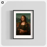 Mona Lisa del Giocondo - Leonardo da Vinci Poster.