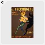 アートポストカード-Le Thermogène: Engendre la chaleur et guèrit: toux rhumatismes, points de côte, etc. - レオネット カピエッロ Postcard.