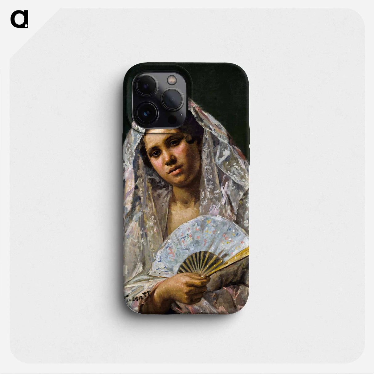 Spanish Dancer Wearing a Lace Mantilla - メアリー カサット Phone Case.