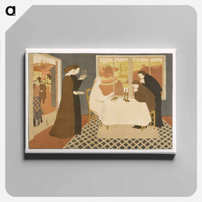 アートパネル-The pilgrims of Emmaus - モーリス ドニ Canvas.