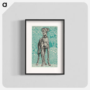 アートポスター-Greyhound - モリツ ユング Poster.