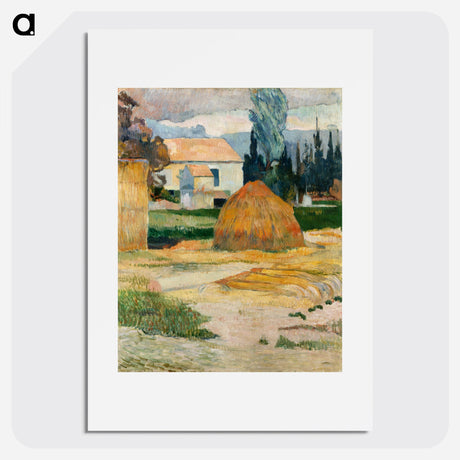 Landscape near Arles - Paul Gauguin Poster.