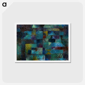 アートポストカード-Terraced garden
 - パウル クレー Postcard.