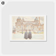 アートポストカード-Two Carabinieri outside Santa Maria Maggiore
 - ピーター ハンセン Postcard.
