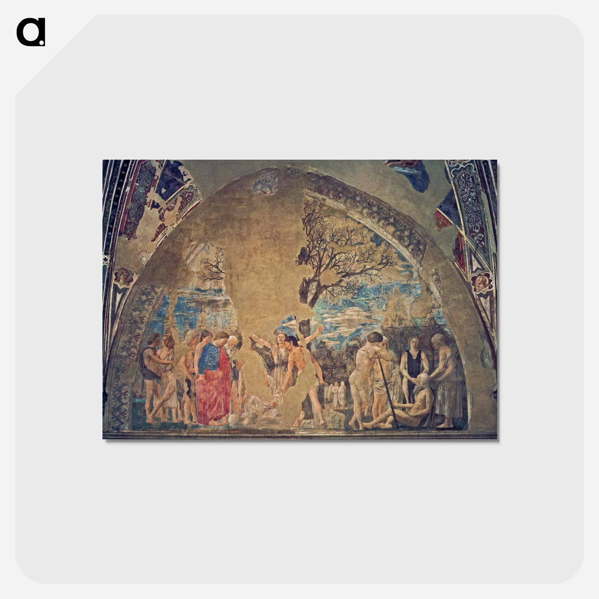 Death of Adam - ピエロ デラ フランチェスカ Postcard.