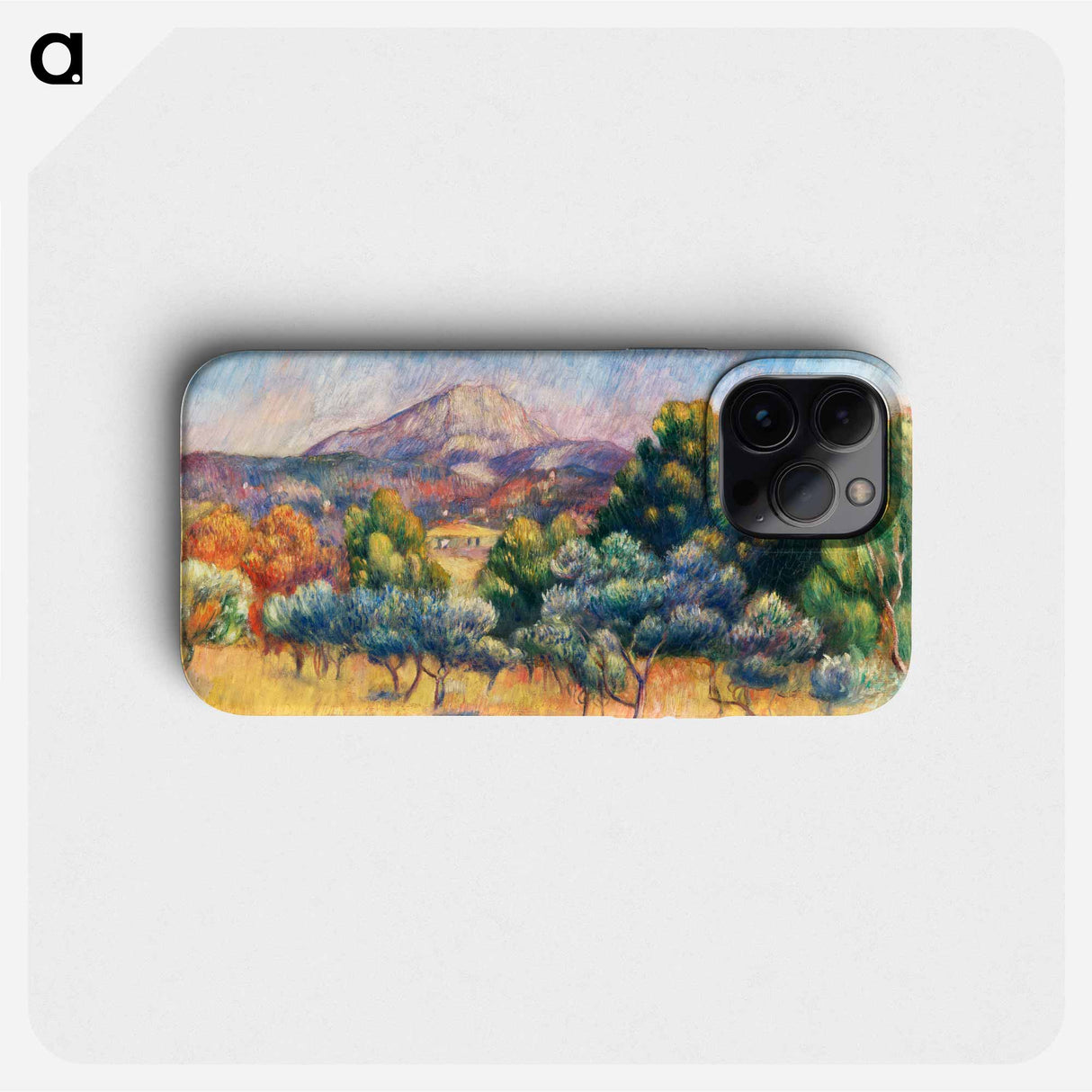 Montagne Sainte-Victoire (Paysage) - ピエール オーギュスト ルノワール Phone Case.