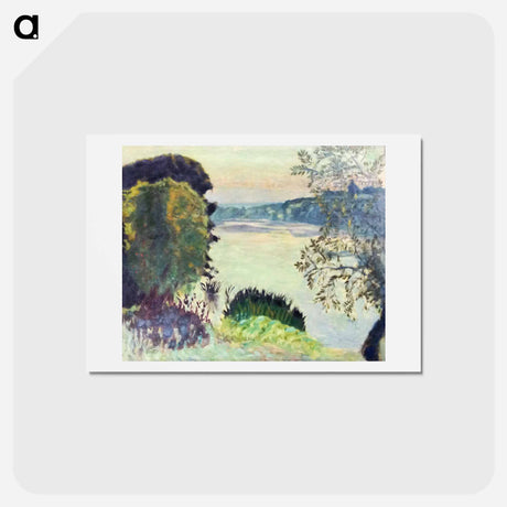 アートポストカード-The Seine at Vernon
 - ピエール ボナール Postcard.