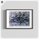 Gray Tree - Piet Mondrian Poster.