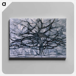 アートパネル-Gray Tree - ピエト モンドリアン Canvas.
