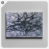 Gray Tree - Piet Mondrian Canvas.