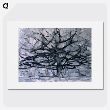 Piet Mondrian(ピエト モンドリアン) - Gray Tree - ピエト モンドリアン Poster. - artgraph.「アートをもっと気軽に」世界の名画やアート作品をポスターなど身近なアイテムにプリントして販売するサイト「artgraph.」ポスター、アートフレーム、スマホケース、ノート…etcなど多くの製品を用意しております。専属アーティストの作品もあり、ここだけしか買えないアートに出会えます。│