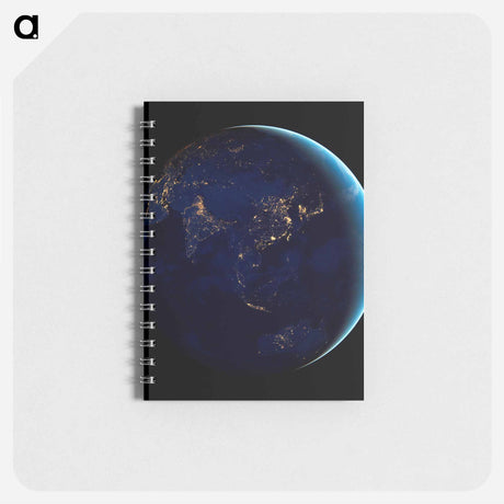 アートメモ帳-Asia and Australia at Night
 - 地球 Memo.