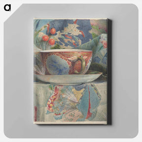 アートパネル-Still Life with Tea Cup - サミュエル コールマン Canvas.