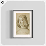 Portrait Bust of a Young Man - Sandro Botticelli Poster.