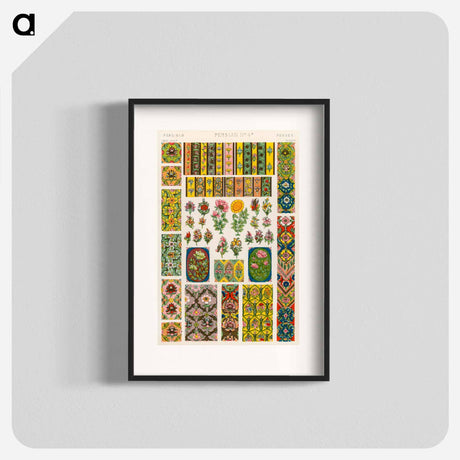 アートポスター-Grammar of Ornament Pattern Illustration
 - 装飾の文法 Poster.