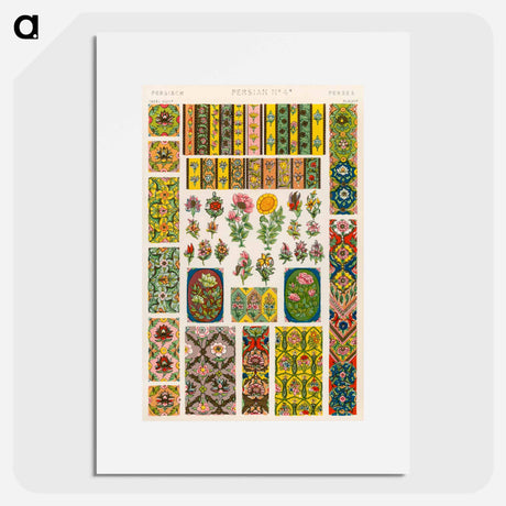 アートポスター-Grammar of Ornament Pattern Illustration
 - 装飾の文法 Poster.