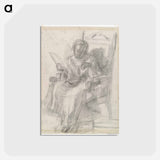 Drawing - トーマス エイキンズ Postcard.