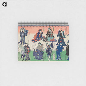 アートメモ帳-Chotto Hitokuchi Hauta no Ateburi - 豊原 国周 Memo.