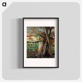 アートポスター-Countryside with Trees - ウンベルト ボッチョーニ  Poster.