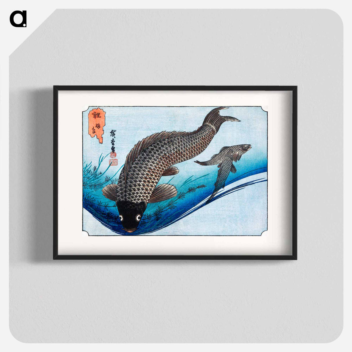 Carp and Crucians
 - 歌川 広重 Poster.