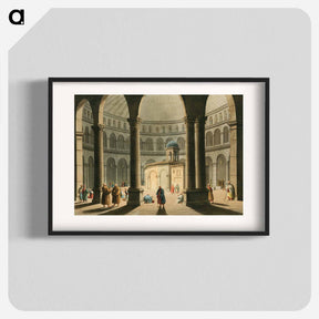 アートポスター-Church of the Holy Sepulchre - オスマン帝国領内の景色 Poster.
