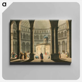 アートパネル-Church of the Holy Sepulchre - オスマン帝国領内の景色 Canvas.