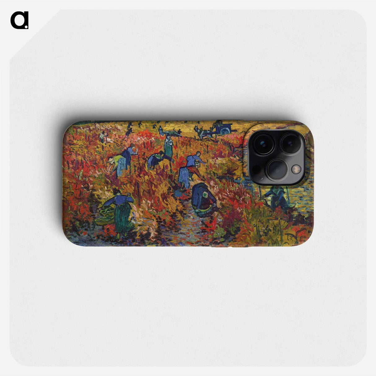 The Red Vineyard - Vincent van Gogh Phone Case.