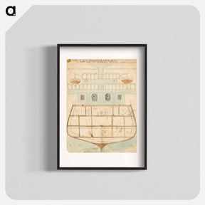 アートポスター-Toy Warship Design
 - ウィーン博物館 Poster.