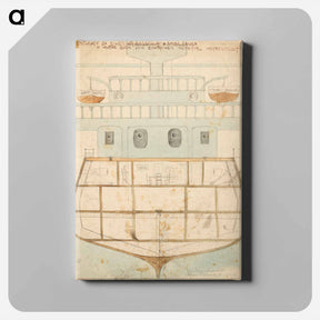 アートパネル-Toy Warship Design
 - ウィーン博物館 Canvas.
