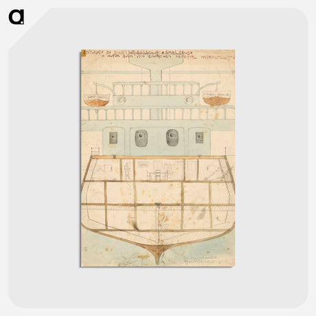 アートポストカード-Toy Warship Design
 - ウィーン博物館 Postcard.