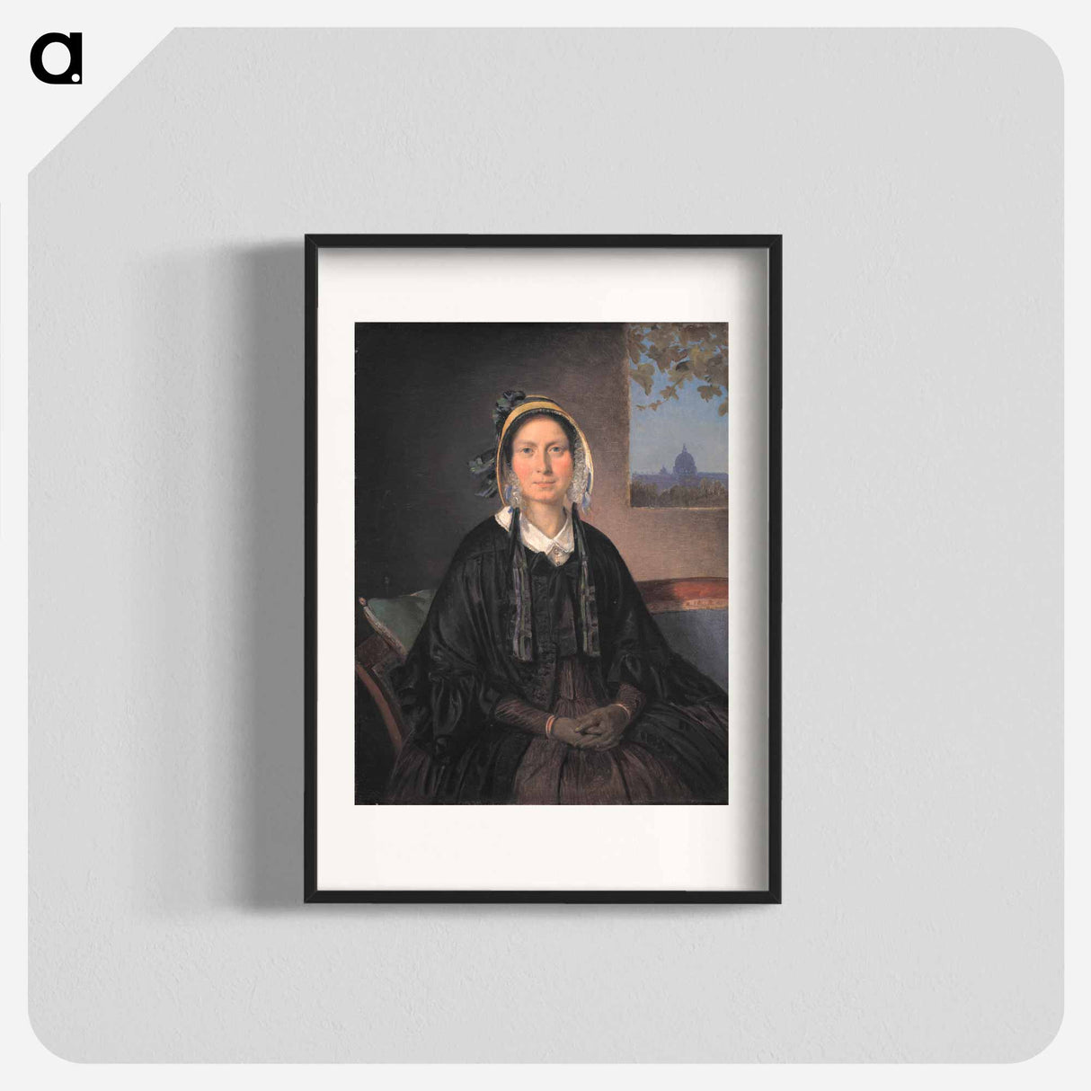 Frederikke Raffenberg, born Hagerup by Wilhelm Marstrand - ヴィルヘルム マーストランド Poster.