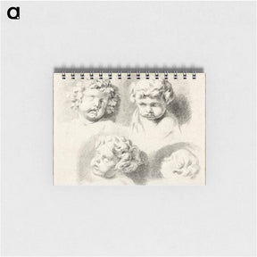 アートメモ帳-Vier kinderkopjes - ウィレム ヴァン リーン Memo.