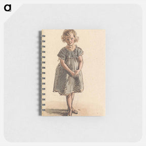 アートメモ帳-Young Girl Standing Barefoot - ウィリアム ヘンリー ハント Memo.