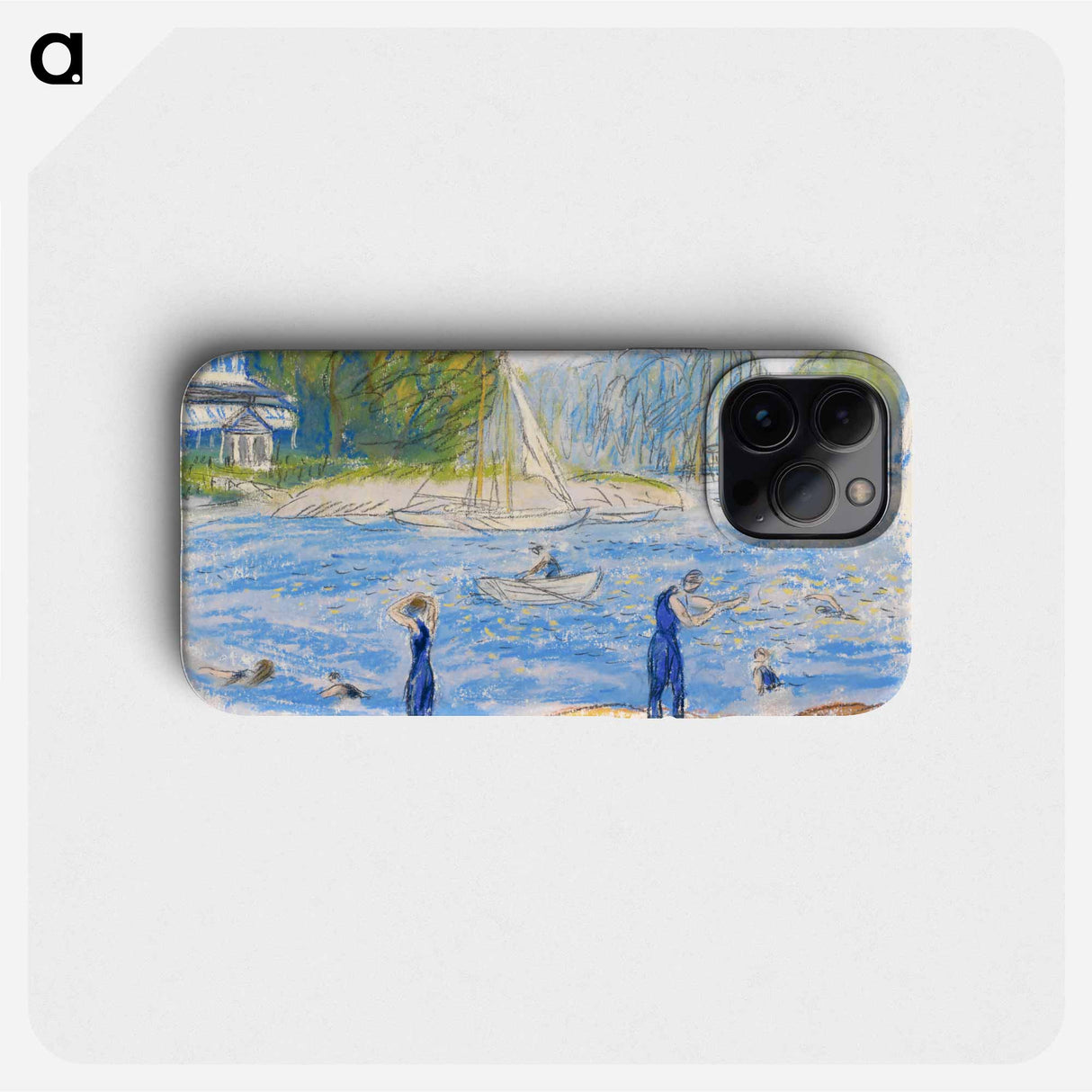 Bathers, Annisquam - ウィリアム ジェームス グラッケンズ Phone Case.