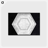 アートポストカード-Wilson Bentley's Snowflake 10 - ウィルソン ベントレー Postcard.